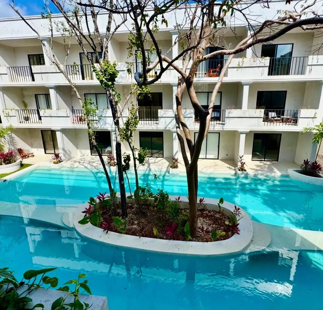 דירה Tulum Jungle Loft With Pool And Rooftop Near Beach And Cenotes! Fast Wifi! Private מקסיקו